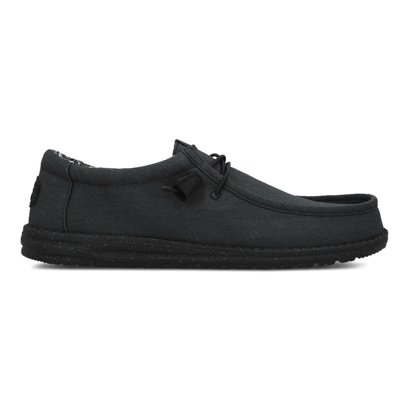 Wally stretch canvas blk/blk, Crna