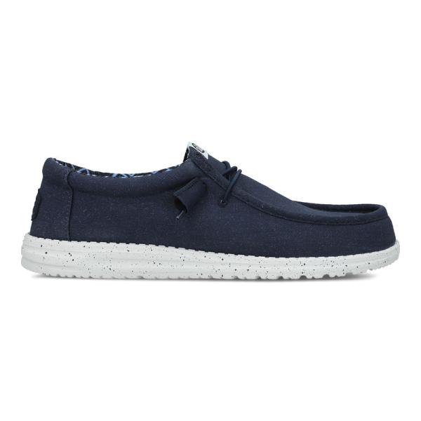 Hey Dude Wally stretch canvas navy