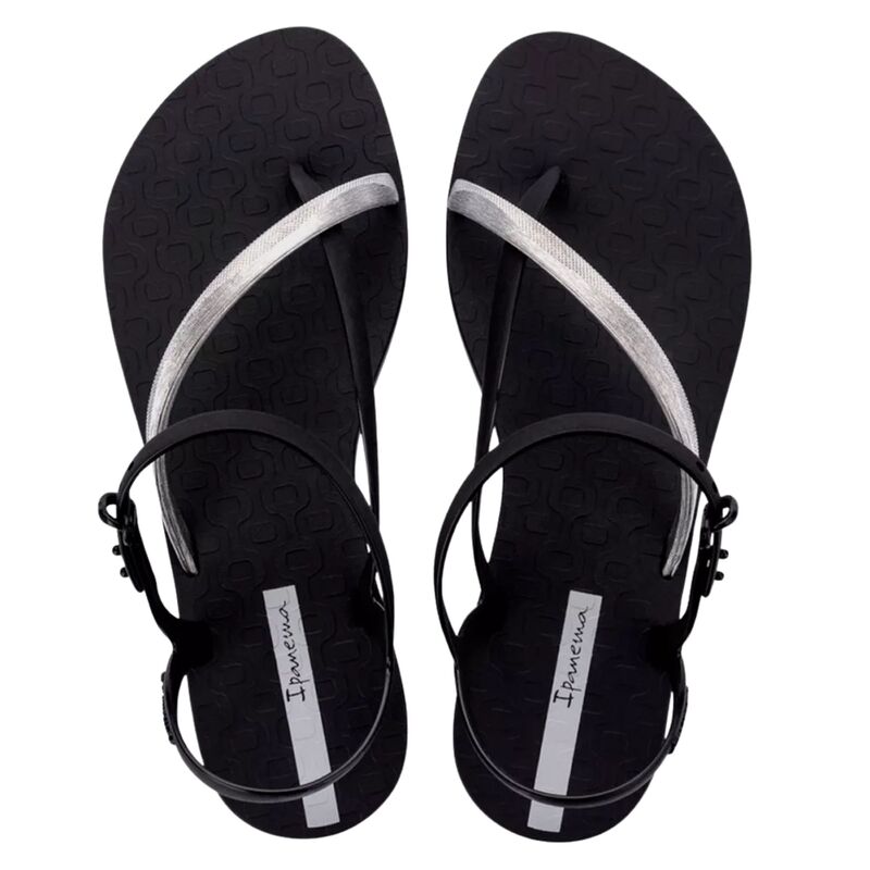 Elegant sandal fem, Srebrna