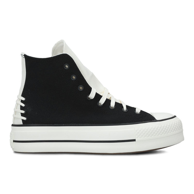 Chuck Taylor All Star Lift Platform Crafted Laces, Crna